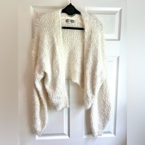Urban Outfitters cream open-front cardigan S